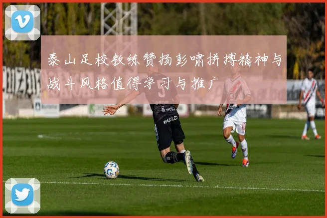 泰山足校教练赞扬彭啸拼搏精神与战斗风格值得学习与推广